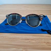 Rayban Clubround Classic, marrone e oro