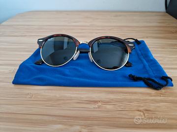 Rayban Clubround Classic, marrone e oro
