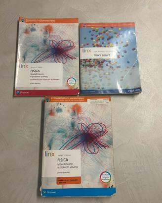 Set 3 libri di fisica Pearson - Linx
