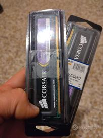 ram  Corsair 1gb + 1gb ddr2 con dissipatore