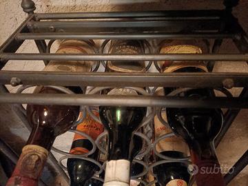 bottiglie d'epoca e cantinola
