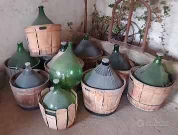 Damigiane di vetro da 52 litri
