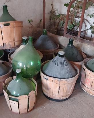 Damigiane di vetro da 52 litri