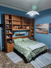 Camera ZALF con letto, scrivania e libreria