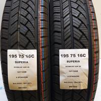2 GOMME 195 75 16C SUPERIA BR1055