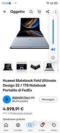 Huawei notebook fold 32gb1Tera
