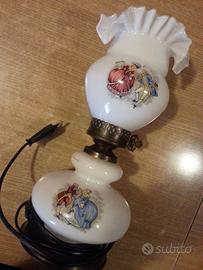 Lampada Art Nouveau Francese Retrò Anni '70