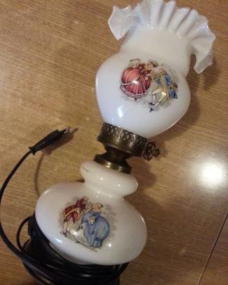 Lampada Art Nouveau Francese Retrò Anni '70