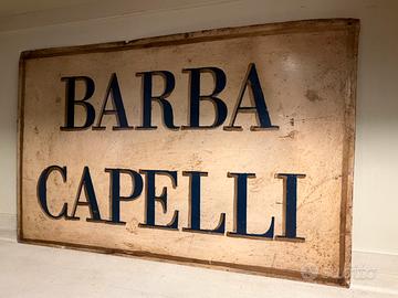 Insegna in ferro “BARBA CAPELLI”
