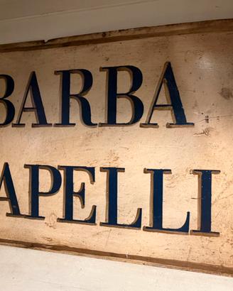 Insegna in ferro “BARBA CAPELLI”