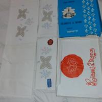 Lenzuola 2 piazze finemente ricamate