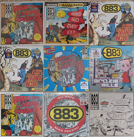 Vinili 883: 9 album in vinile NUOVI
