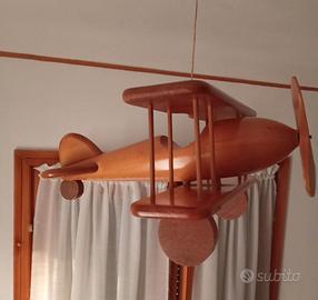 AEREO BIPLANO IN LEGNO BARTOLUCCI