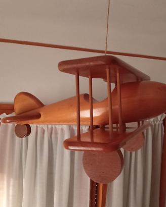 AEREO BIPLANO IN LEGNO BARTOLUCCI