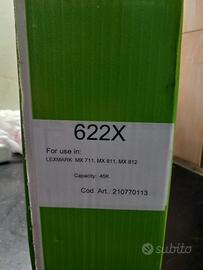 TONER  LEXMARK 622X - 45000 pagine