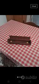 porta incenso in legno vintage 