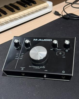 M-audio Mtrack 2x2 USB C scheda audio