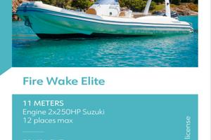 Gommone natante 11 metri Fire Wake Elite 100 250cv