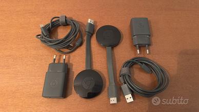 2 Google Chromecast 2ª Gen HDMI Wi-Fi