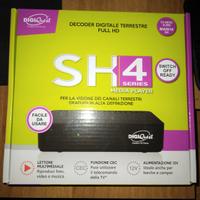DECODER DIGITAL TV DIGIQUEST SH4 FULL HD Nuovo