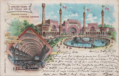 1898 Torino Esposizione Generale - Originale