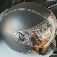 Casco MOTO SCOOTER VESPA CUSTOM LAMBRETTA PELLE