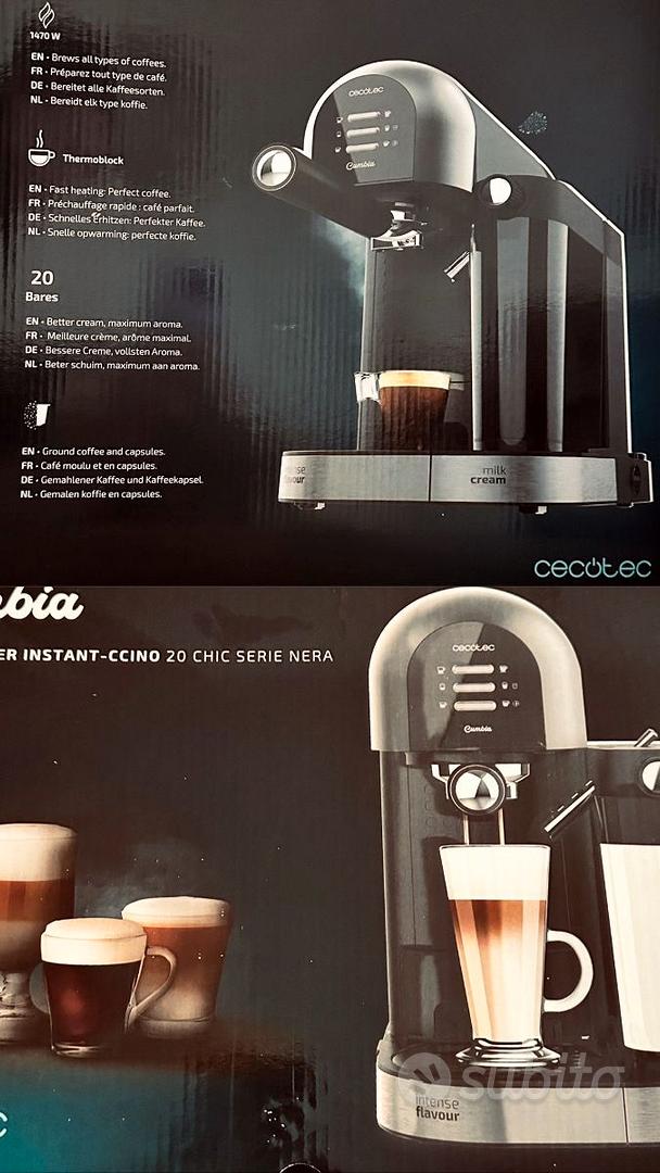 Macchina caffe/cappuccino cumbia cecotec trattab