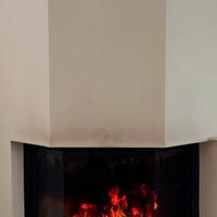 termocamino idronico a legna