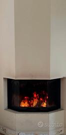 termocamino idronico a legna