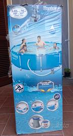 Piscina da esterno Bestway steel pro con pompa....