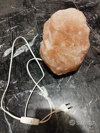 Lampada di sale, perfetta. Sale rosa