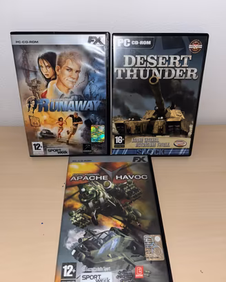 Lotto 3 Giochi PC CD-ROM Retro