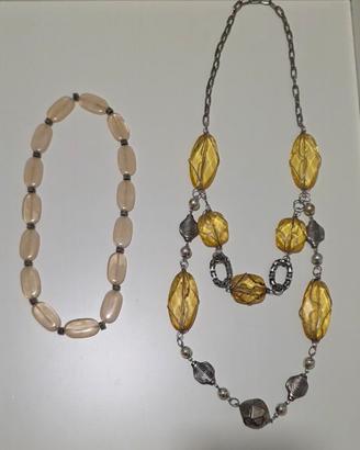 set 2 collane vintage
