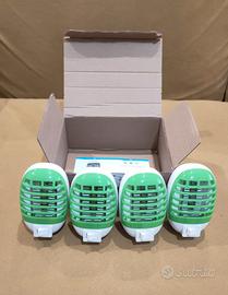 Set 4 Lampade Antizanzare Elettriche