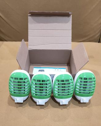 Set 4 Lampade Antizanzare Elettriche