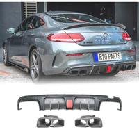 DIFFUSORE MERCEDES C205 15-21 LOOK BRABUS NERO LUC