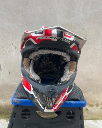 casco da cross Scorpion originale, serie VX