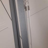 Binari per tende, installazione soffitto + bastoni