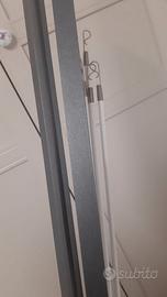Binari per tende, installazione soffitto + bastoni