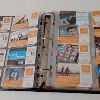 Album carte ricarica telefonica Wind Tim Omnitel