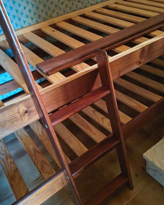 letto a castello on legno 