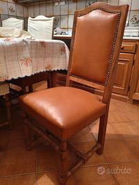 sedie legno massello