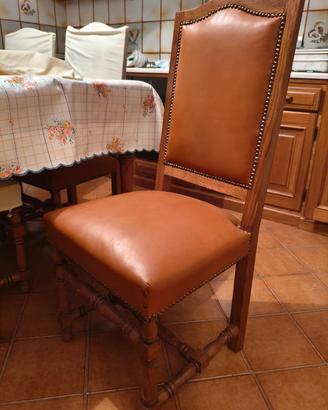 sedie legno massello
