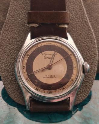 Plymouth Swiss made, orologio militare, anni '50