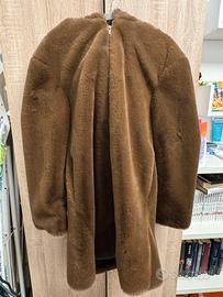 Cappotto ecopelliccia MNG Casual marrone camel-
