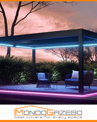 Pergola Bioclimatica orientabile o impacchettabile