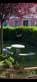 set in marmo per giardino 
