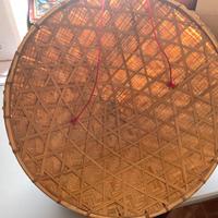 Cappello orientale in bambù