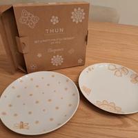 Set 2 pz piatti frutta/dessert THUN