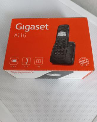 Gigaset - A116 - Telefono Cordless - Nero